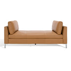 Banc en cuir Shirl SAFAVIEH Couture - 81 po L x 32 po P x 34 po H - 81L x 32P x 34H