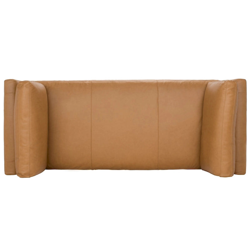 Banc en cuir Shirl SAFAVIEH Couture - 81 po L x 32 po P x 34 po H - 81L x 32P x 34H