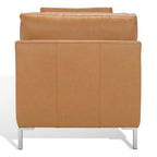 Banc en cuir Shirl SAFAVIEH Couture - 81 po L x 32 po P x 34 po H - 81L x 32P x 34H