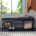 Banc ouvert avec coussin SAFAVIEH Yael - 42 L x 15 P x 18 H - 42Lx15Px18H