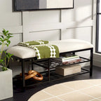 Banc ouvert avec coussin SAFAVIEH Yael - 42 L x 15 P x 18 H - 42Lx15Px18H
