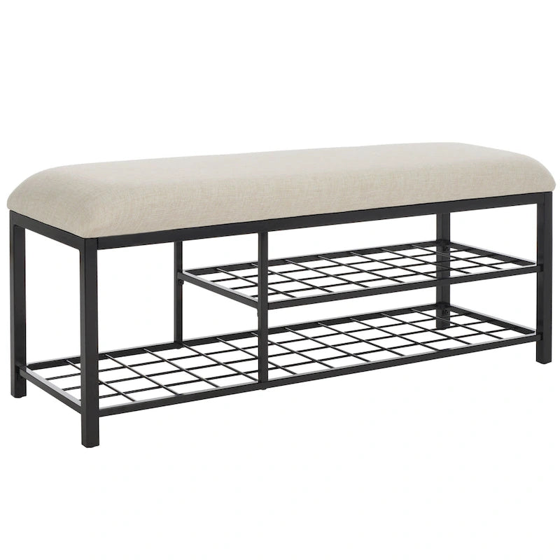Banc ouvert avec coussin SAFAVIEH Yael - 42 L x 15 P x 18 H - 42Lx15Px18H