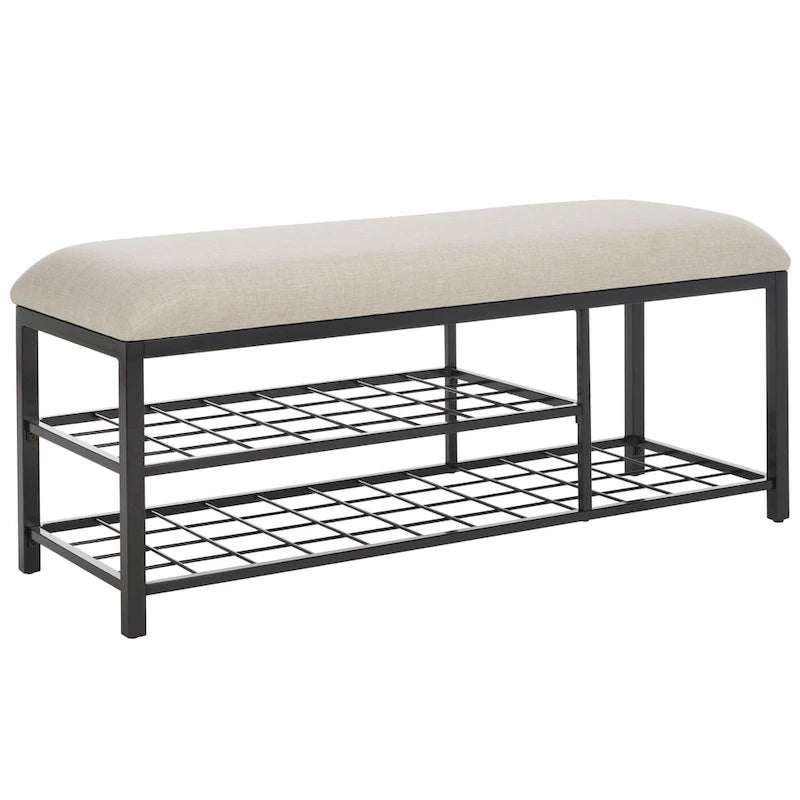 Banc ouvert avec coussin SAFAVIEH Yael - 42 L x 15 P x 18 H - 42Lx15Px18H
