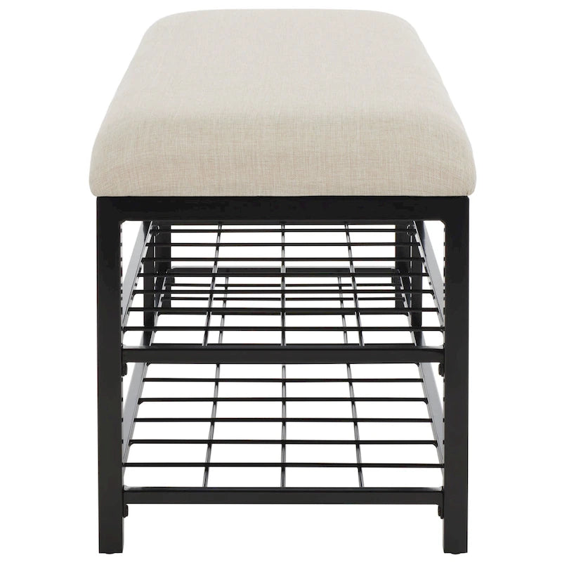 Banc ouvert avec coussin SAFAVIEH Yael - 42 L x 15 P x 18 H - 42Lx15Px18H