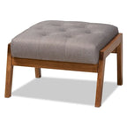 Repose-pieds rembourré Baktsjaur Mid-century Modern