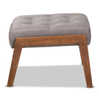 Repose-pieds rembourré Baktsjaur Mid-century Modern