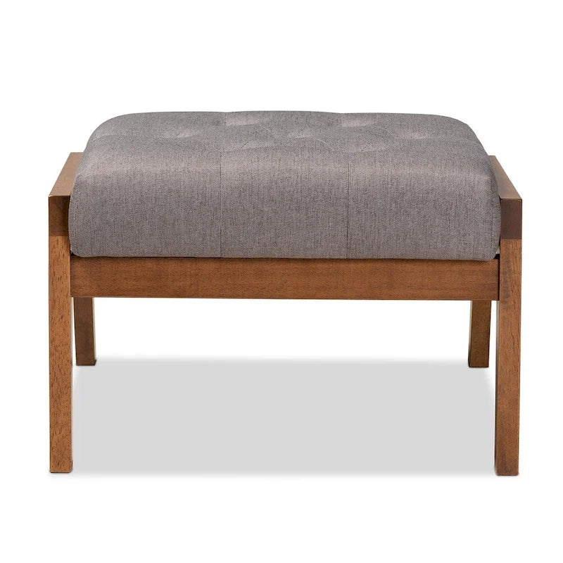 Repose-pieds rembourré Baktsjaur Mid-century Modern