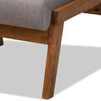 Repose-pieds rembourré Baktsjaur Mid-century Modern