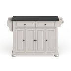 Îlot/Chariot de cuisine pleine grandeur avec dessus en granit Crosley Alexandria - 18p x 51.5L x 34H