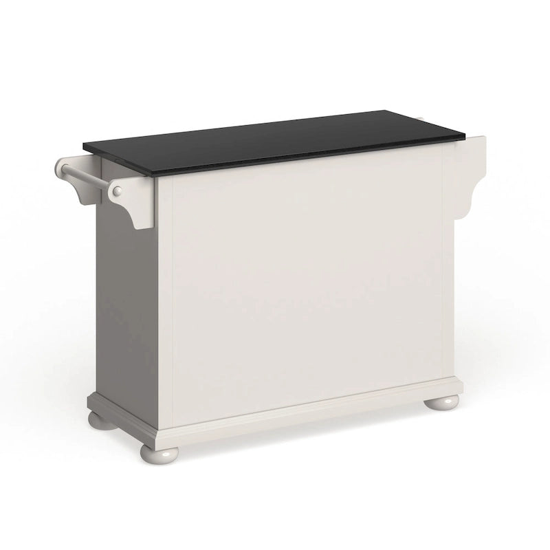 Îlot/Chariot de cuisine pleine grandeur avec dessus en granit Crosley Alexandria - 18p x 51.5L x 34H