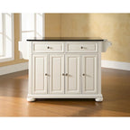 Îlot/Chariot de cuisine pleine grandeur avec dessus en granit Crosley Alexandria - 18p x 51.5L x 34H