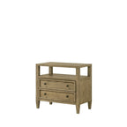 Ensemble de chambre à coucher Newell 6 pièces avec lit à baldaquin et plateforme, rembourré, brun clair