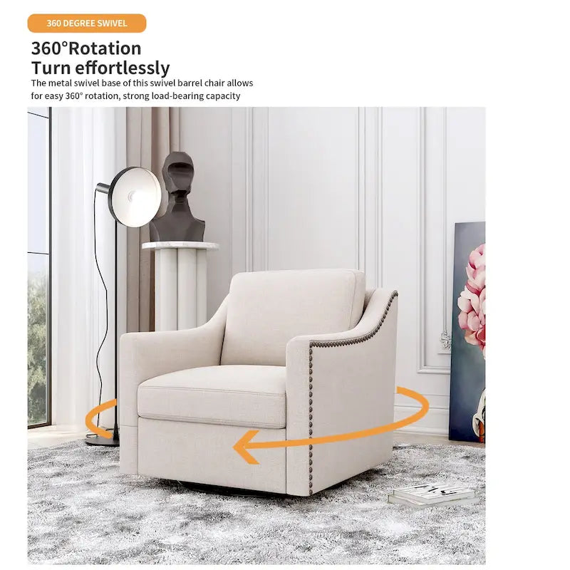 Fauteuil pivotant à 360 degrés