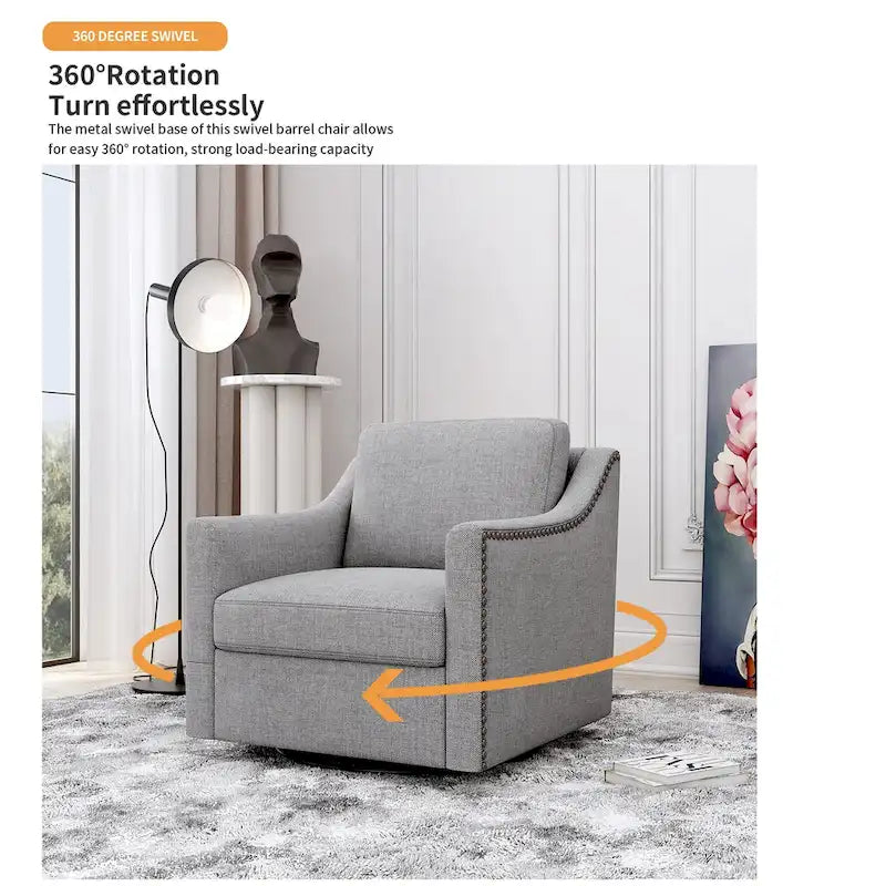 Fauteuil pivotant à 360 degrés