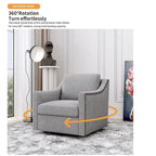 Fauteuil pivotant à 360 degrés