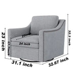 Fauteuil pivotant à 360 degrés