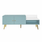 Banc de rangement pour chaussures moderne avec compartiment caché et coussin rembourré