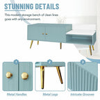 Banc de rangement pour chaussures moderne avec compartiment caché et coussin rembourré