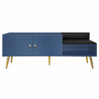 Banc de rangement pour chaussures moderne avec compartiment caché et coussin rembourré