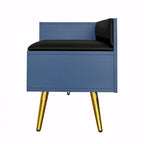 Banc de rangement pour chaussures moderne avec compartiment caché et coussin rembourré