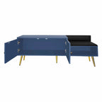 Banc de rangement pour chaussures moderne avec compartiment caché et coussin rembourré