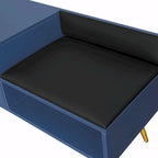 Banc de rangement pour chaussures moderne avec compartiment caché et coussin rembourré