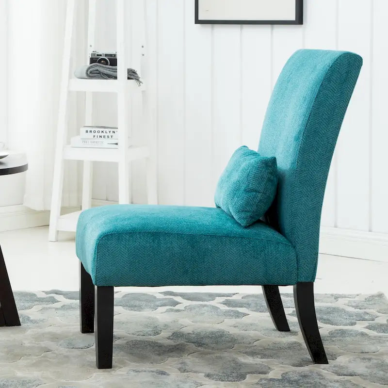 Fauteuil d'appoint sans accoudoirs avec coussin