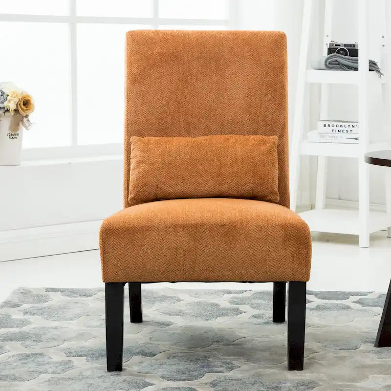Fauteuil d'appoint sans accoudoirs avec coussin