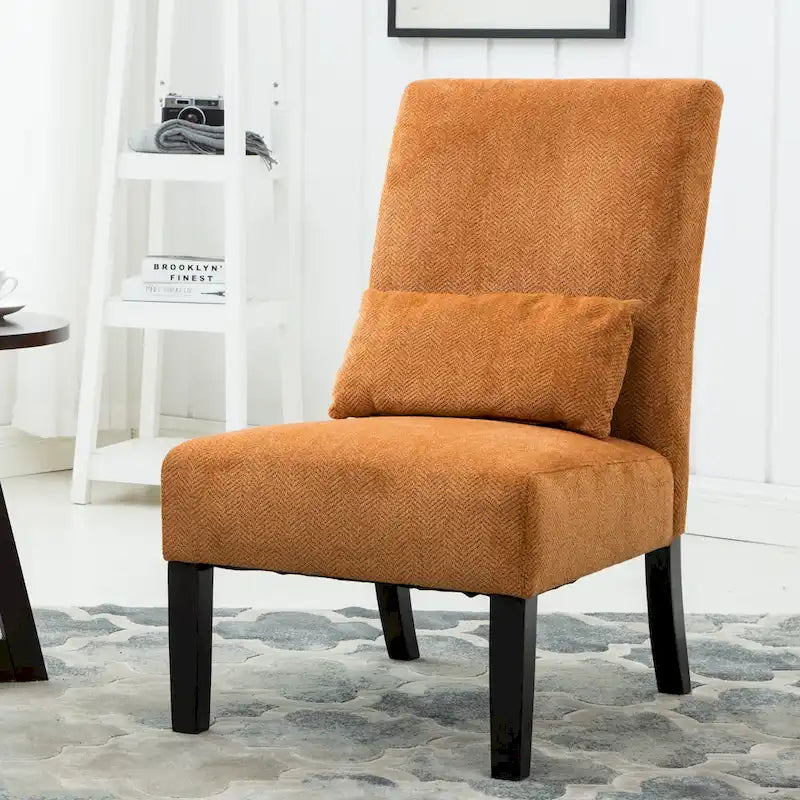 Fauteuil d'appoint sans accoudoirs avec coussin