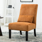 Fauteuil d'appoint sans accoudoirs avec coussin
