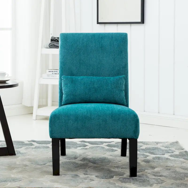 Fauteuil d'appoint sans accoudoirs avec coussin