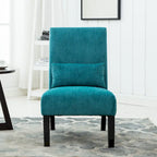 Fauteuil d'appoint sans accoudoirs avec coussin