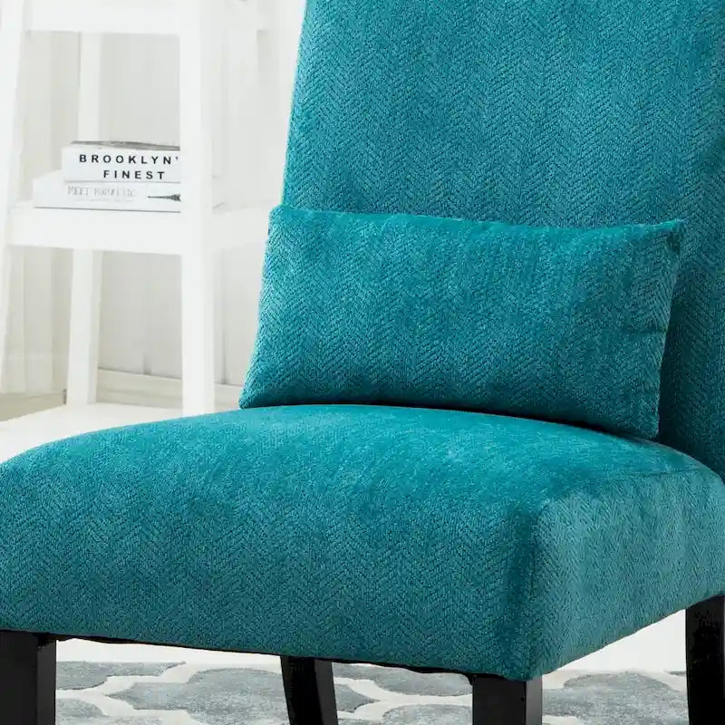 Fauteuil d'appoint sans accoudoirs avec coussin