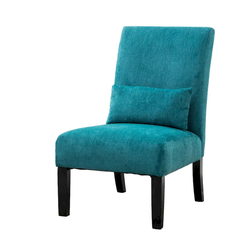 Fauteuil d'appoint sans accoudoirs avec coussin