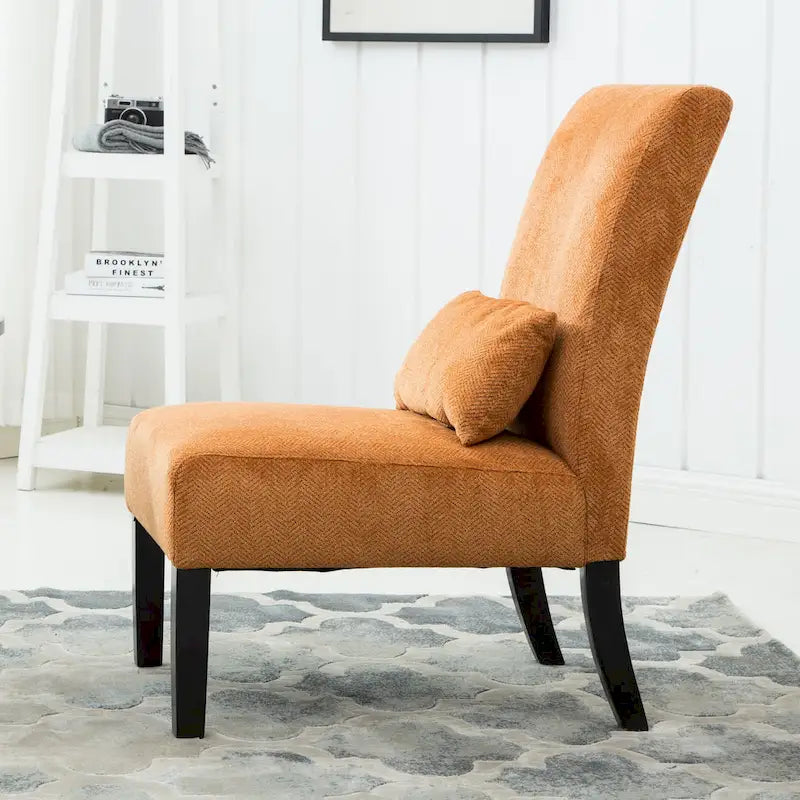 Fauteuil d'appoint sans accoudoirs avec coussin