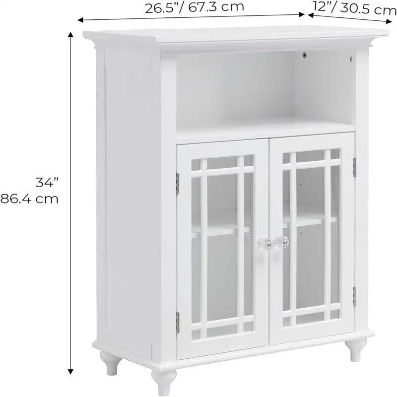 Meuble bas avec 1 étagère réglable 3 - 12P x 26,5L x 34H