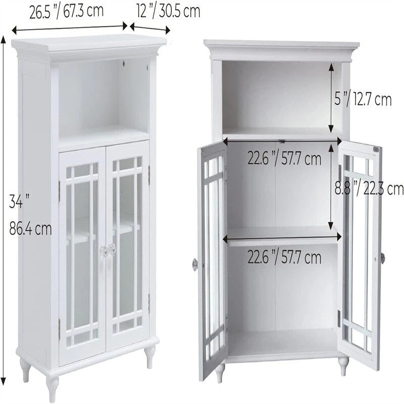 Meuble bas avec 1 étagère réglable 3 - 12P x 26,5L x 34H