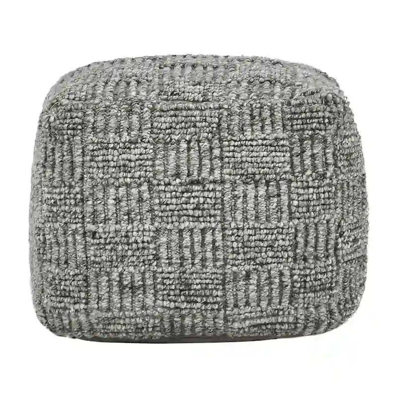 Pouf intérieur/extérieur en tissu recyclé Shades 18