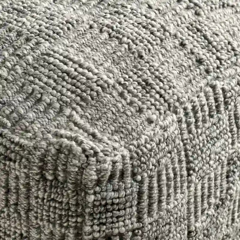 Pouf intérieur/extérieur en tissu recyclé Shades 18