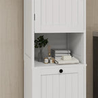 Meuble de tri de linge inclinable à une porte et un compartiment